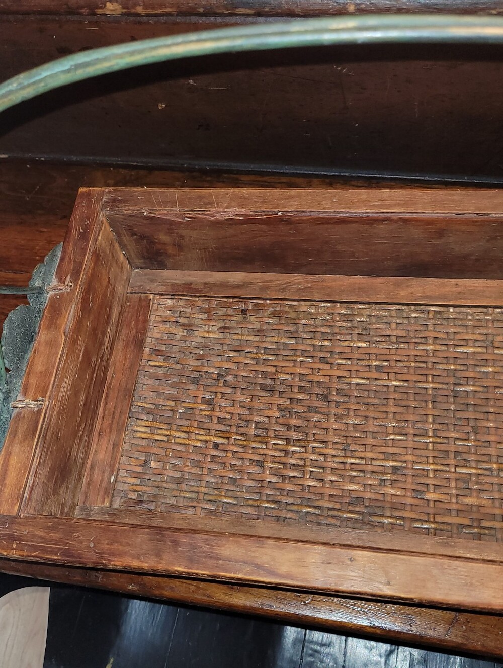 Vintage Wooden Tray - Picture 10 of 13